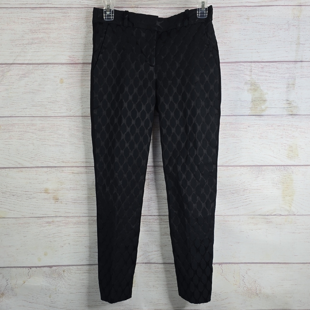 Diane Von Furstenberg Women's Dark Patterned Trousers